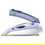 Rowenta DA1510F1 Focus Travel Plancha a Vapor de Viaje, Suela Microsteam 200, 1000W, Vapor 45 g/min, Doble Voltaje 120-240V, Azul/Blanco con Funda