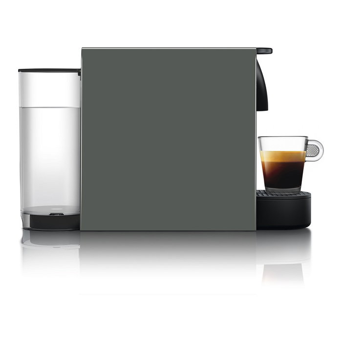 Krups Nespresso XN110B Essenza Mini Máquina de Café de Cápsulas a 19 Bar, 1310W, Color Negro Gris, con 14 Cápsulas Incluidas