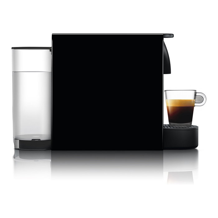 Krups XN1108 Máquina de Café Nespresso Essenza Mini, 19 bares, 1310W, 0.6L, Negra, Incluye 14 Cápsulas de Café