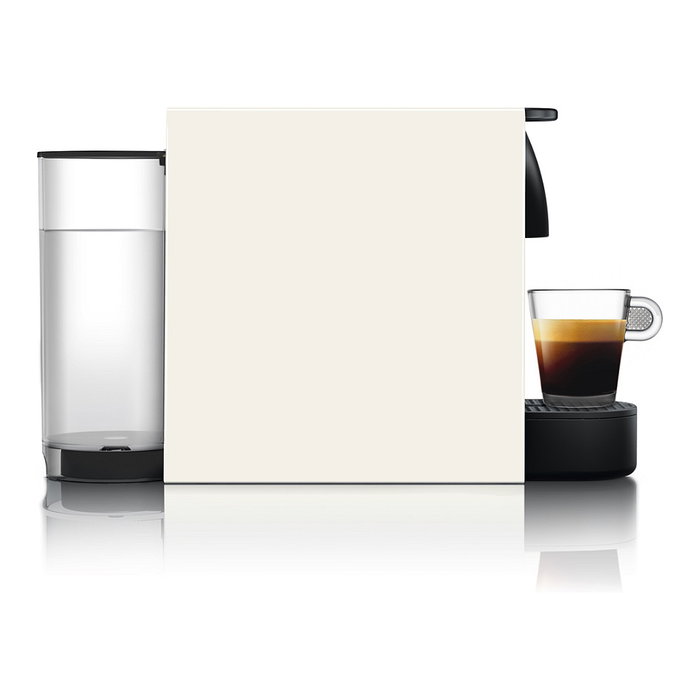 Krups XN1101 Essenza Mini Máquina de Café Nespresso, 19 bares, 1310W, 0.6L, Preparación de Espresso y Café Largo, Color Negro y Blanco