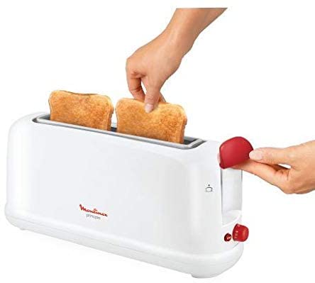 Moulinex Tostador Boca Ancha 25 cm 1000W - Tostador de Pan con Abertura Extra Ancha, 1000 Vatios