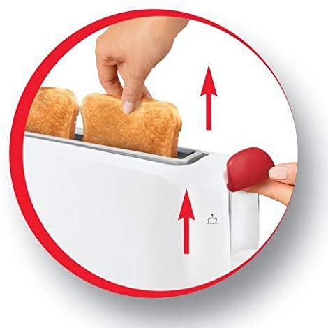 Moulinex Tostador Boca Ancha 25 cm 1000W - Tostador de Pan con Abertura Extra Ancha, 1000 Vatios