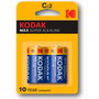 Kodak Pilas Alcalina Max C LR14 1.5V, Blíster de 2 unidades