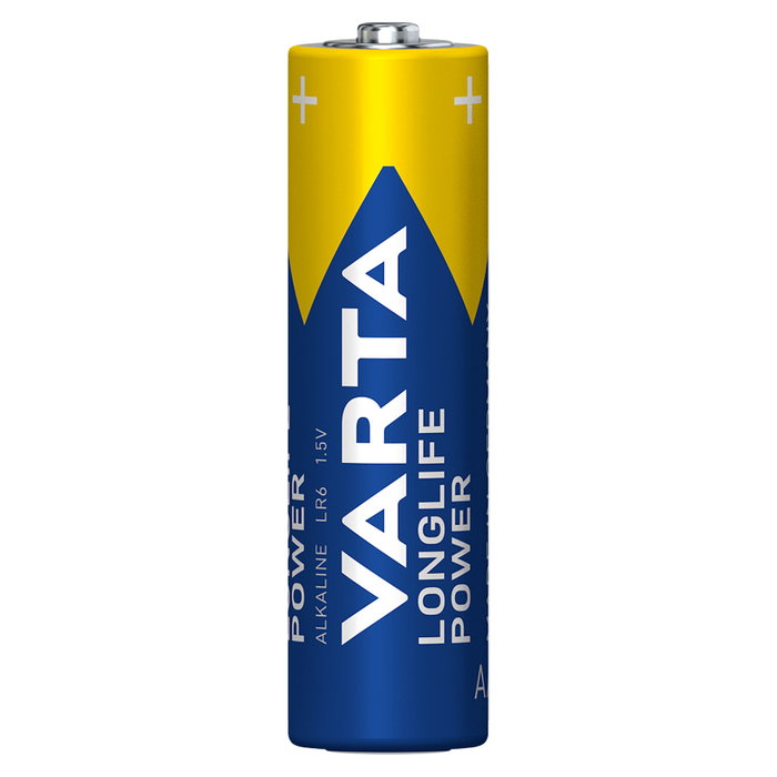 Varta Longlife Power Pilas Alcalinas AA LR06, 4 unidades