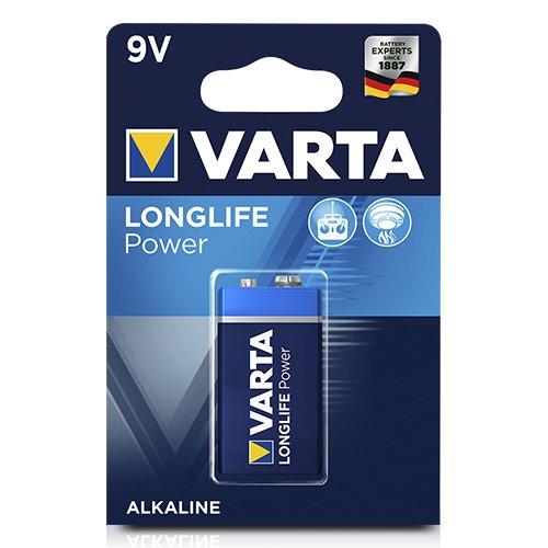 Varta Longlife Power 9V 6LR61 Alcalina Varta Longlife Power 9V 6LR61 Alcalina