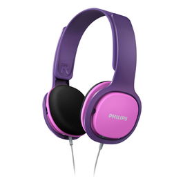 Philips SHK-2000PK/00 Auriculares On Ear Infantiles Rosa con Cable 3.5mm