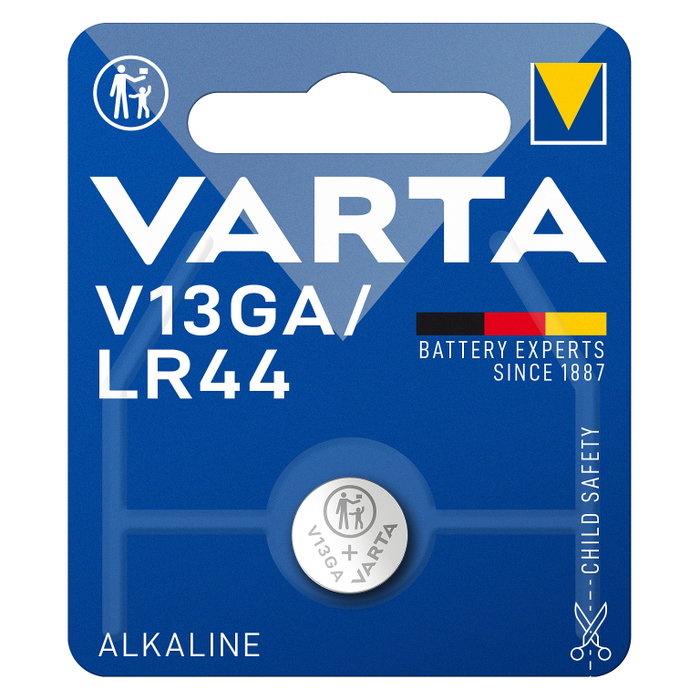 Varta Pila de Botón Alcalina V13GA/LR44 1,5 V 155 mAh Varta Pila de Botón Alcalina V13GA/LR44 1,5 V 155 mAh
