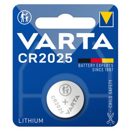 Varta CR2025 Pila de Botón de Litio 3V, 170mAh, 1 unidad