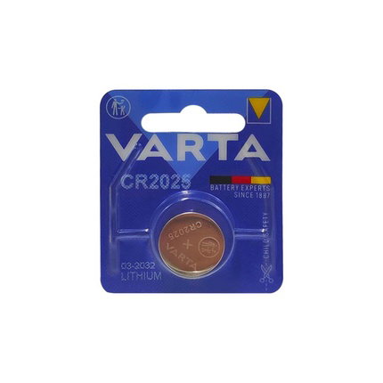 Varta CR2025 Pila de Botón Litio 3V 170mAh, 1 Unid. (Blister) Varta CR2025 Pila de Botón Litio 3V 170mAh, 1 Unid. (Blister)