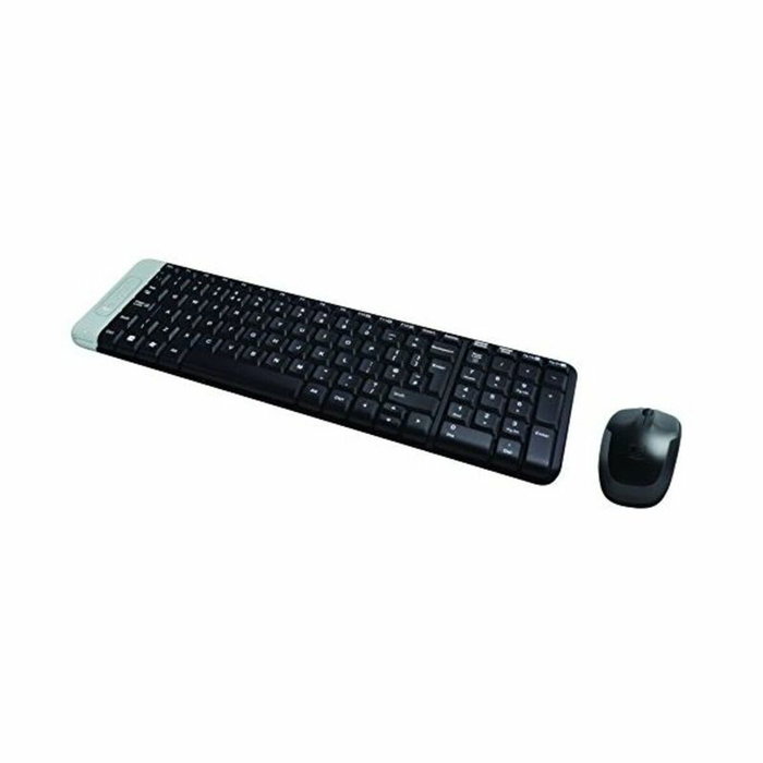 Logitech MK220 Combo de Teclado y Ratón Inalámbrico, Español, Negro