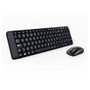 Logitech MK220 Combo de Teclado y Ratón Inalámbrico, Español, Negro
