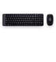 Logitech MK220 Combo de Teclado y Ratón Inalámbrico, Español, Negro