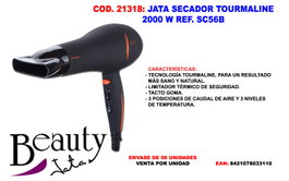JATA Secador Tourmaline 2.000 W SC56B