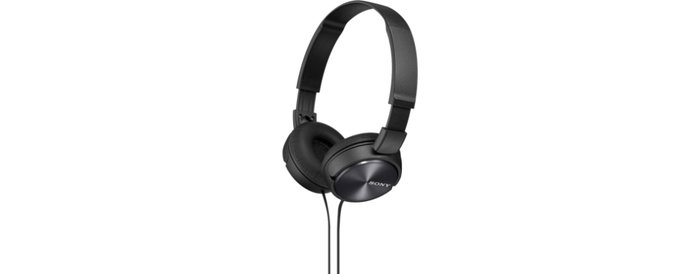Sony Auriculares Diadema MDR-ZX310AP Negro Plegables con Micrófono