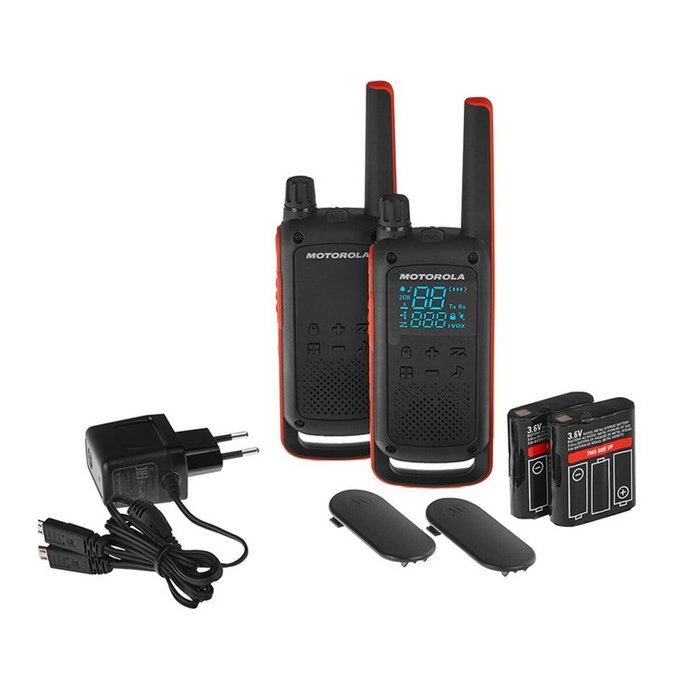Motorola TALKABOUT T82 Pack de 2 Negro/Naranja