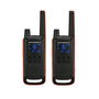 Motorola TALKABOUT T82 Walkie Talkie, Pack, Alcance 10 km, Resistente IPx2, Linterna LED, Batería Recargable NiMH, Part No. B8P00811EDRMAW