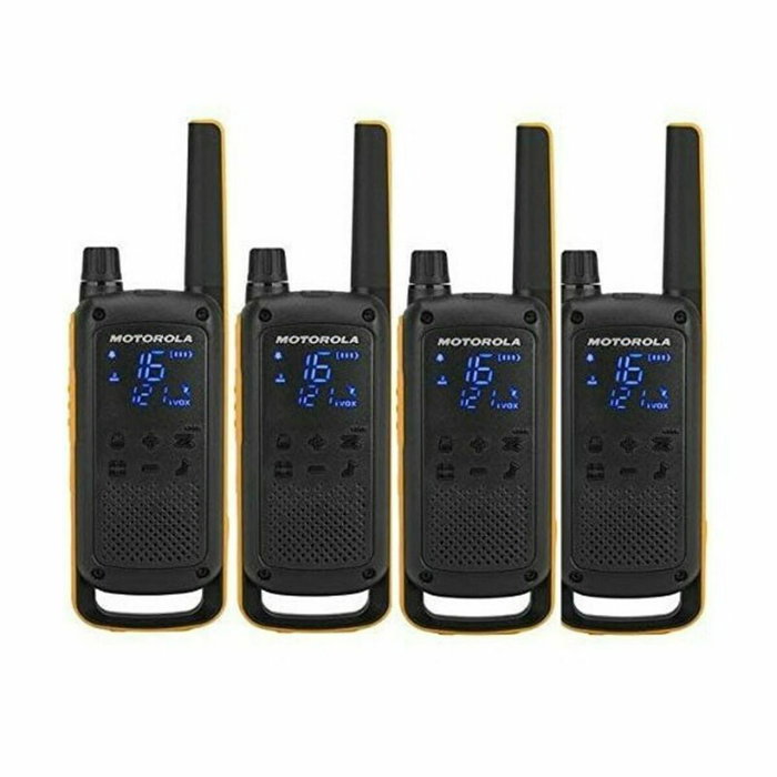 Motorola Talkabout T82 Extreme Quad Pack Negro y Amarillo