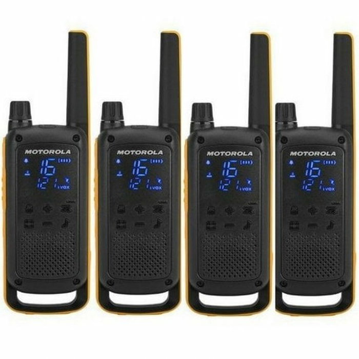 Motorola Talkabout T82 Extreme Quad Pack Negro y Amarillo
