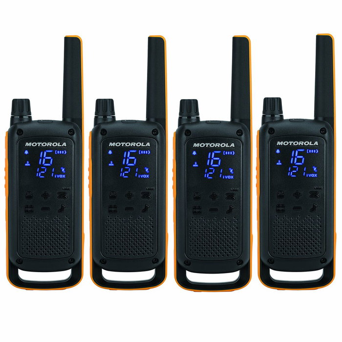 Motorola Talkabout T82 Extreme Quad Pack Negro y Amarillo