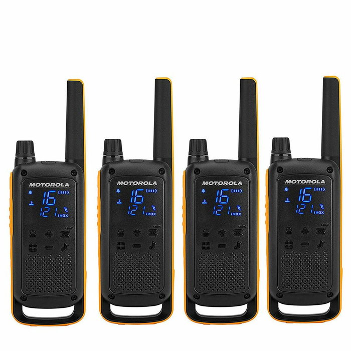 Motorola Talkabout T82 Extreme Quad Pack Negro y Amarillo