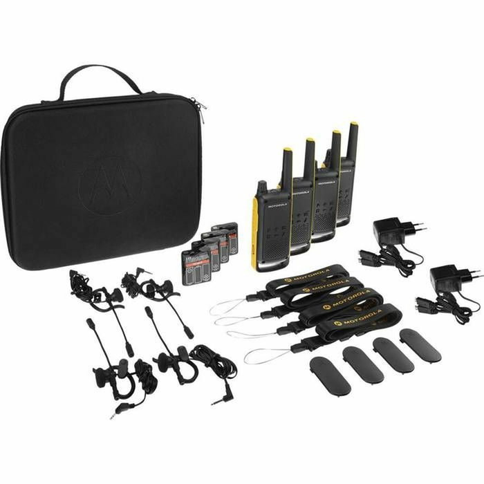 Motorola Talkabout T82 Extreme Quad Pack Negro y Amarillo