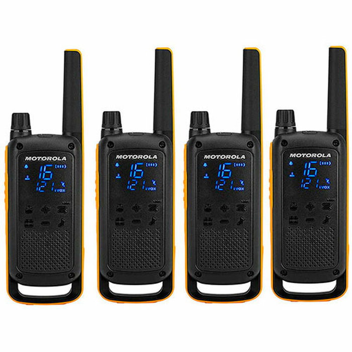 Motorola Talkabout T82 Extreme Quad Pack Negro y Amarillo