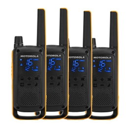 Motorola Talkabout T82 Extreme Quad Pack Negro y Amarillo