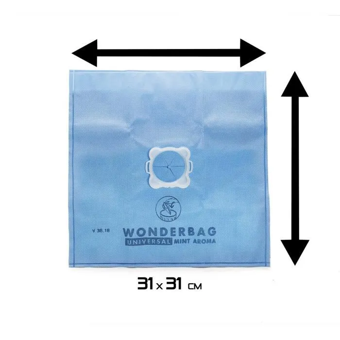 Bolsa de Recambio Universal para Aspiradora Rowenta WB406120 6 L (5 uds)