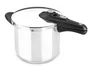 BRA Vitesse Olla a Presión Acero Inoxidable 18/10 A185102, 4 Litros 22cm, Aptas para Inducción, Triple Fondo Difusor, 2 Programas Cocción, 3 Sistemas Seguridad