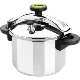 Monix Olla a presión Classica M530001, Ø22 cm 4 litros, acero inoxidable apta para inducción