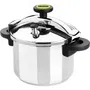 Monix Olla a Presión M530005 12L Acero Inoxidable Apta para Inducción Cocina Tradicional Sana