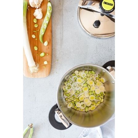 Monix Olla a Presión M530005 12L Acero Inoxidable Apta para Inducción Cocina Tradicional Sana