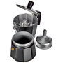 Monix Noir M640003 Cafetera Italiana 3 Tazas Negra