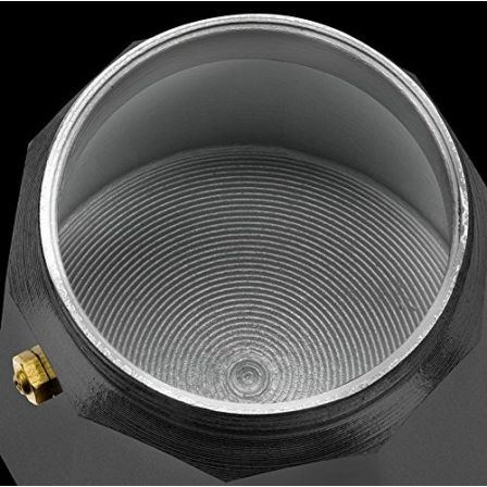 Monix Cafetera Italiana Noir M640003 3 Tazas Negra