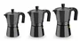 Monix Vitro-Noir M640006 Cafetera Italiana de 6 Tazas Negra