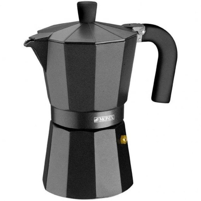 Monix Cafetera italiana Noir M640006 de 6 tazas negra