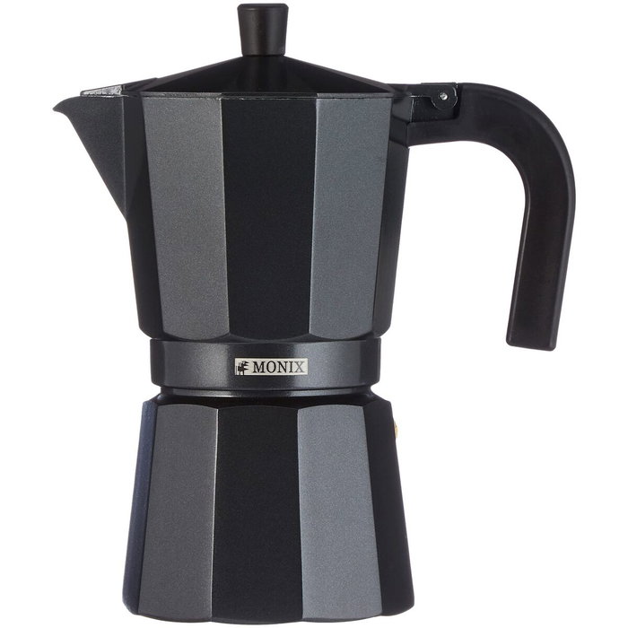 Monix Cafetera Italiana Noir M640009 de 9 Tazas Negra Monix Cafetera Italiana Noir M640009 de 9 Tazas Negra