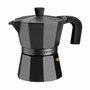 Monix Noir M640012 Cafetera Italiana 12 Tazas Negra