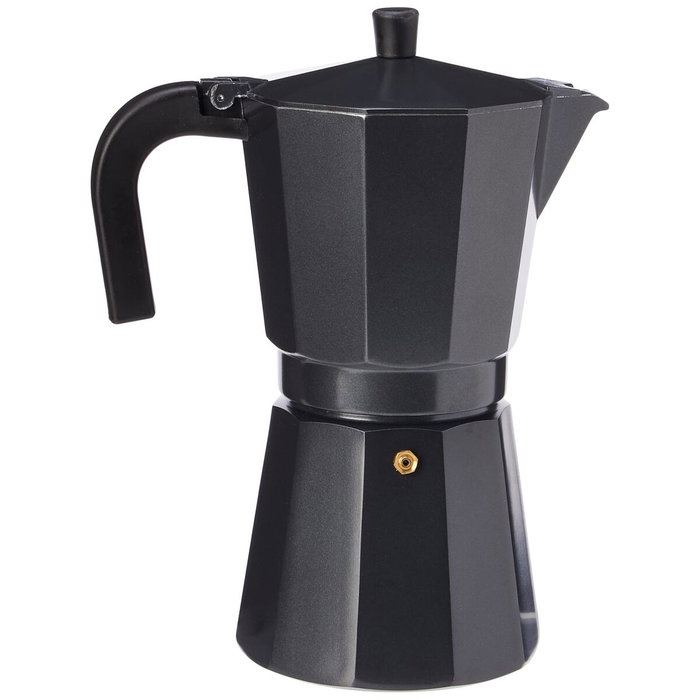 Monix Noir M640012 Cafetera Italiana 12 Tazas Negra