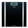 Báscula de Baño Jata Hogar 531/ Análisis Corporal/ Hasta 180kg/ Negra