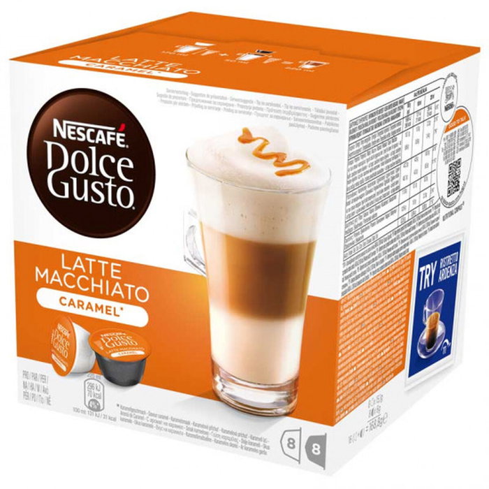 Nescafe Dolce Gusto Latte Macchiato Caramelo 16 Cápsulas