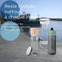 Brita FILL & SERVE Pack 3 Discos para Botella de Filtro - Reduce Cloro e Impurezas para 1 Mes de Agua Filtrada