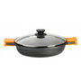 Bra Cacerola Efficient 40 cm con Tapa de Vidrio
