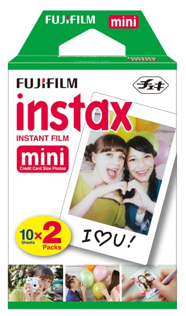 Fujifilm Instax Mini Film Twinpack 2x10 Blanco Fujifilm Instax Mini Film Twinpack 2x10 Blanco