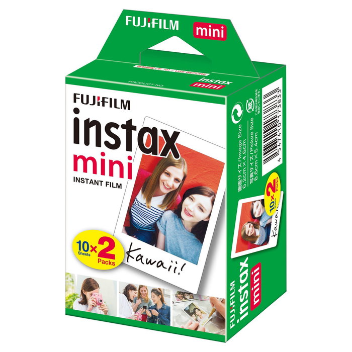 Fujifilm Instax Mini Film Twinpack 2x10 Blanco Fujifilm Instax Mini Film Twinpack 2x10 Blanco