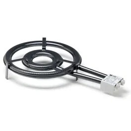 Flames VLC Paellero T-460 con 2 Quemadores, Diámetro 46 cm, Ideal para Paella y Cocina al Aire Libre