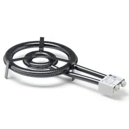 Flames T-380 Paellero a Gas Profesional con 2 Quemadores, Diámetro 38 cm