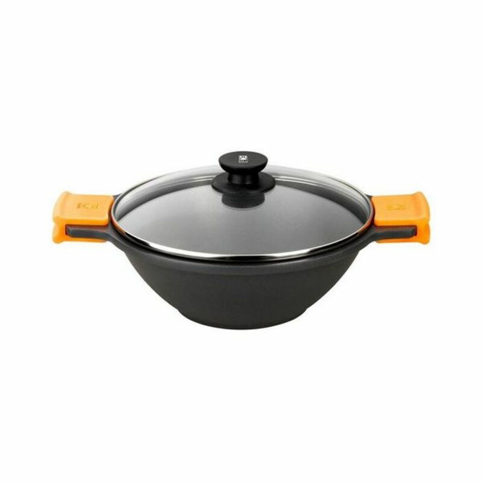 Sartén BRA Braisogona_A272028 Negro Negro/Naranja Metal Aluminio Ø 24 cm Ø 28 cm Sartén BRA Braisogona_A272028 Negro Negro/Naranja Metal Aluminio Ø 24 cm Ø 28 cm