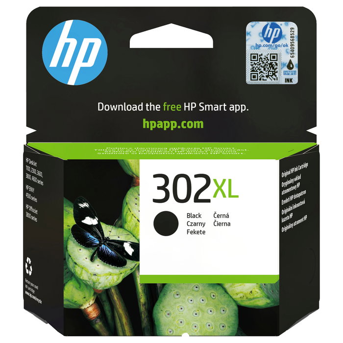 HP Cartucho de tinta 302 XL Negro de alto rendimiento (F6U68AE) inevitable