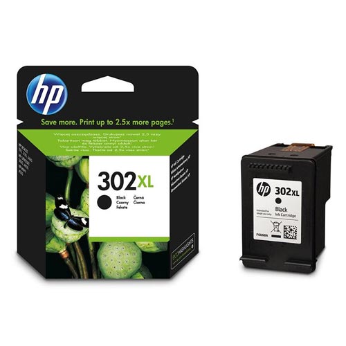 HP F6U68AE Cartucho de Tinta Negro 302XL Alto Rendimiento 480 Páginas HP F6U68AE Cartucho de Tinta Negro 302XL Alto Rendimiento 480 Páginas